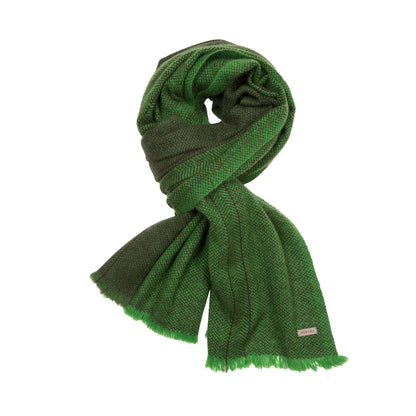 Norlha All Weather Yak Khullu Scarf in Pine Green