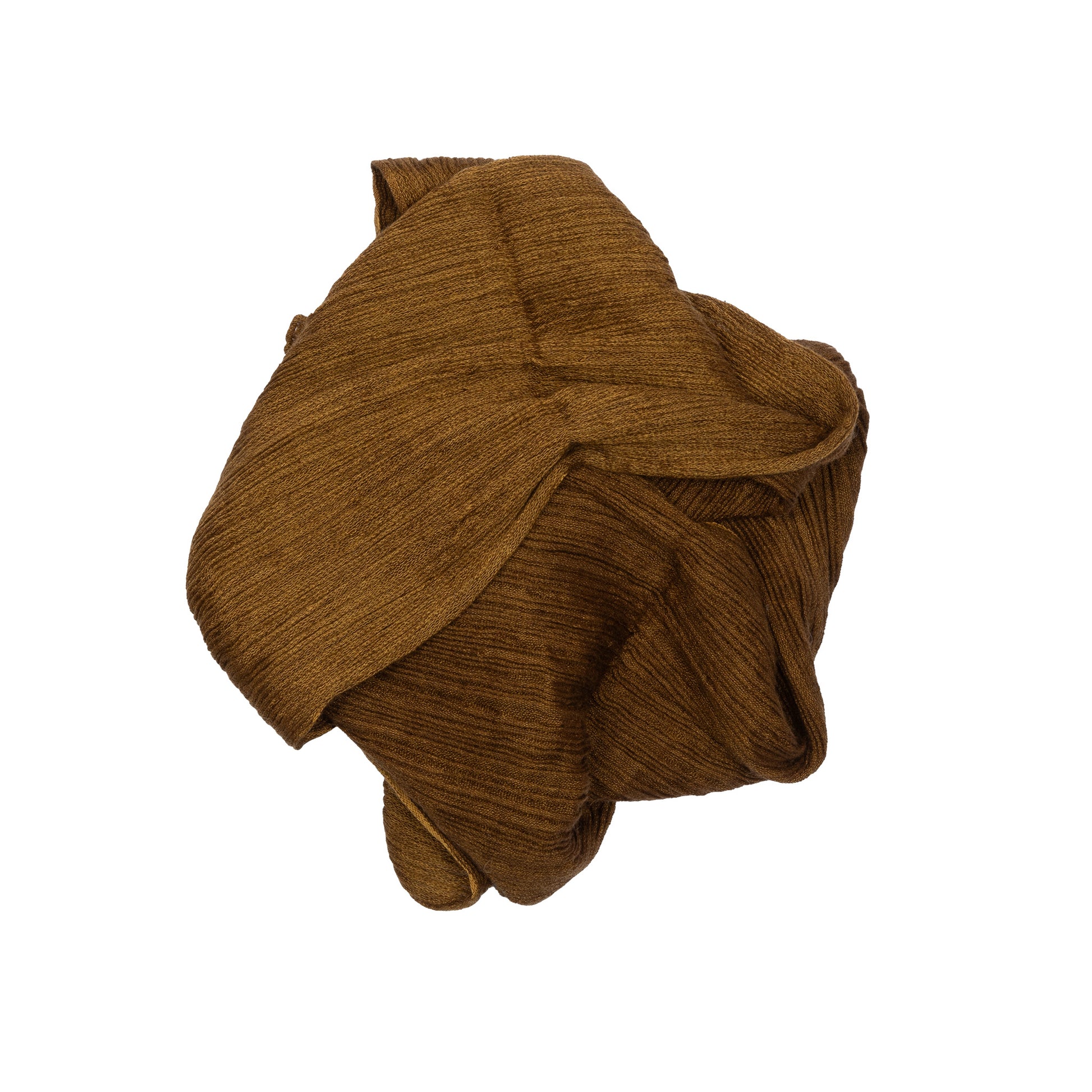 Norlha Feather Ripples Yak Khullu/Silk Scarf in Nustshell2