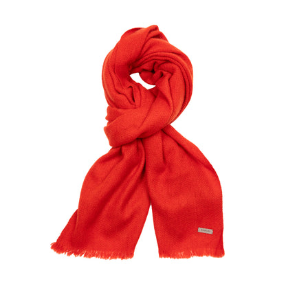 Norlha Nomad Net Scarf in Flame Red