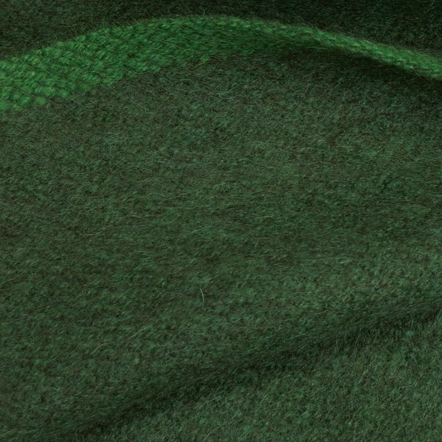 Norlha Nomad Border Skinny Scarf in Pine Green 2