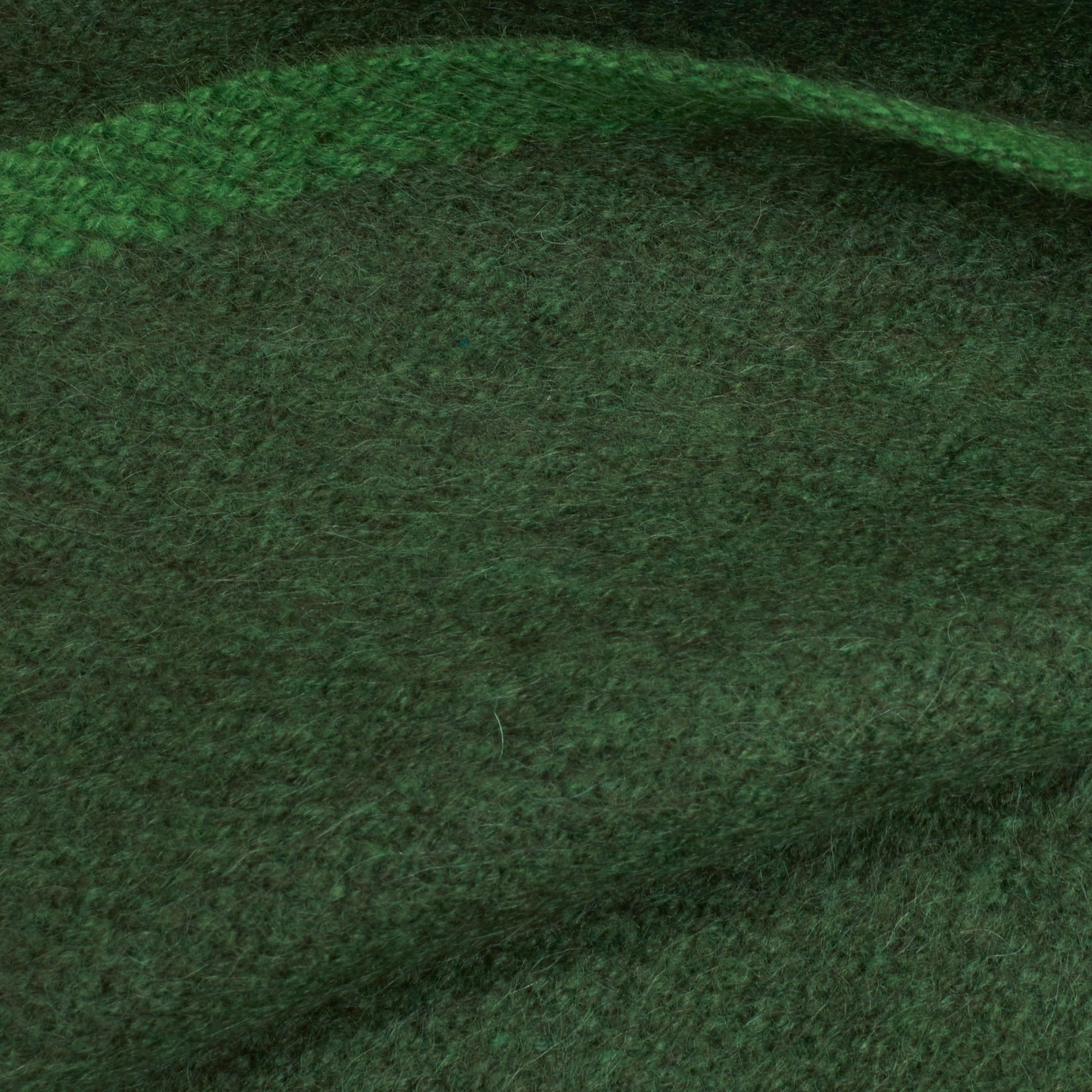 Norlha Nomad Border Skinny Scarf in Pine Green 2