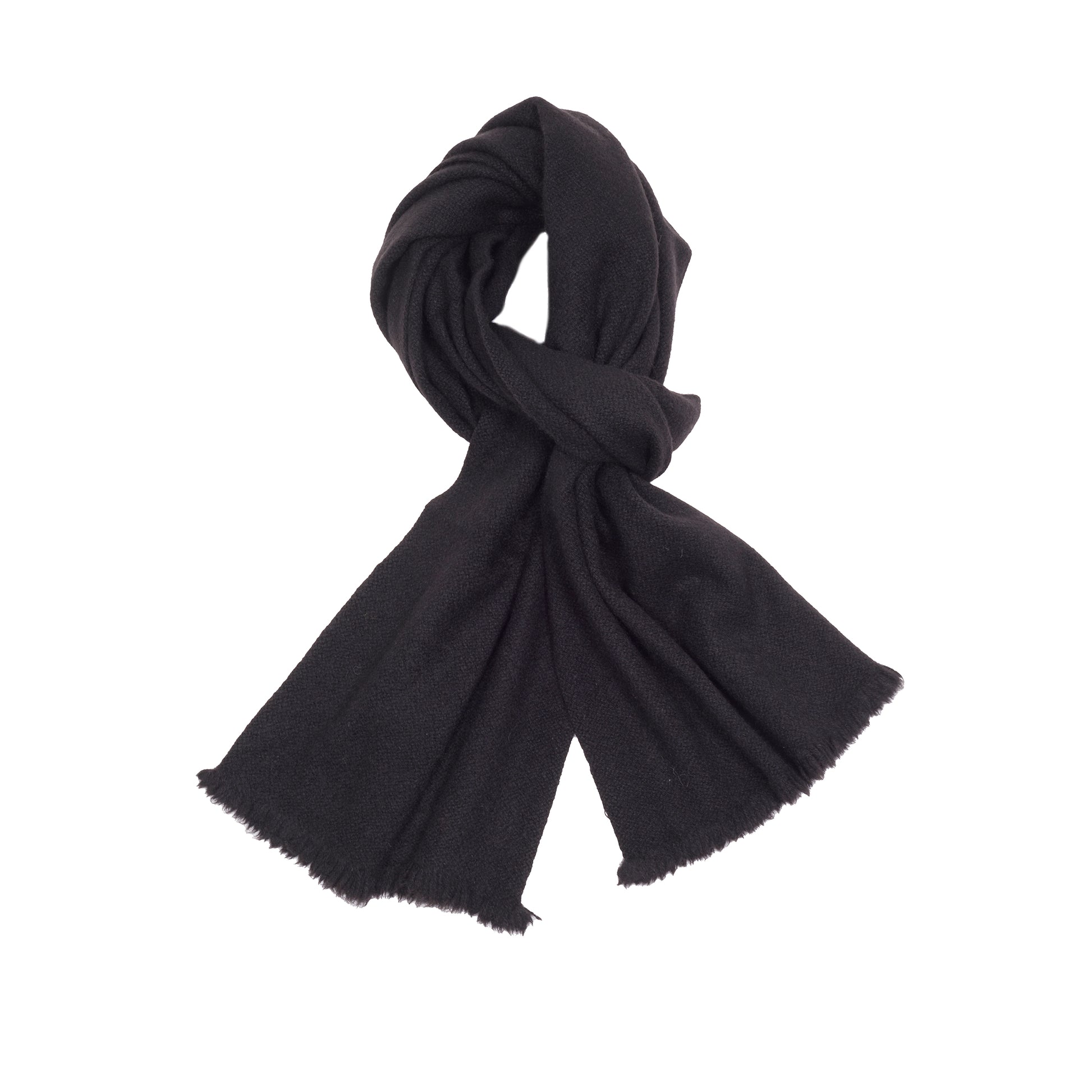 Norlha Nomad Classic Skinny Scarf in Black