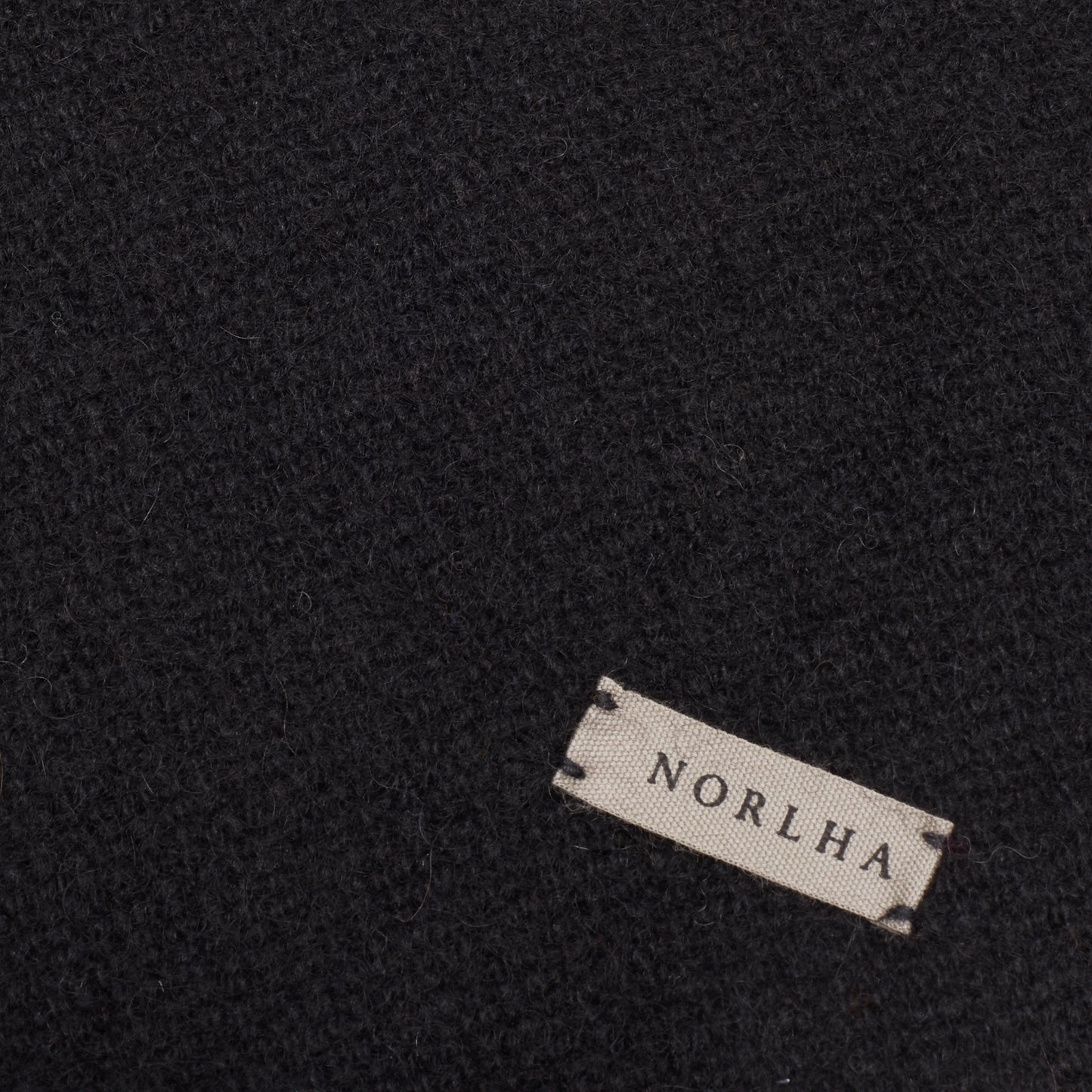 Norlha Nomad Classic Skinny Scarf in Black