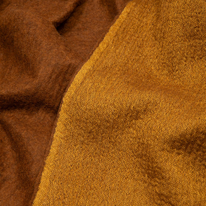 Norlha Overfelt Feather Ripples Scarf in Honey