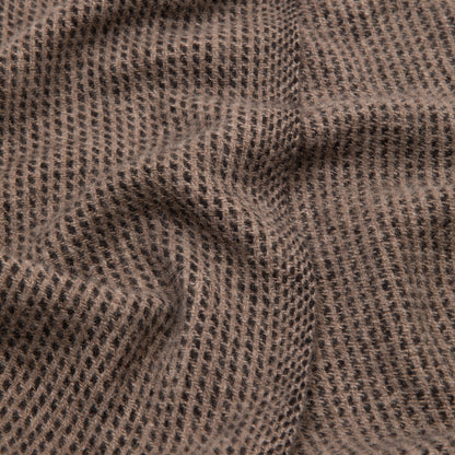 Norlha Nomad Pilgrimage Scarf in Black & Natural Yak Grey