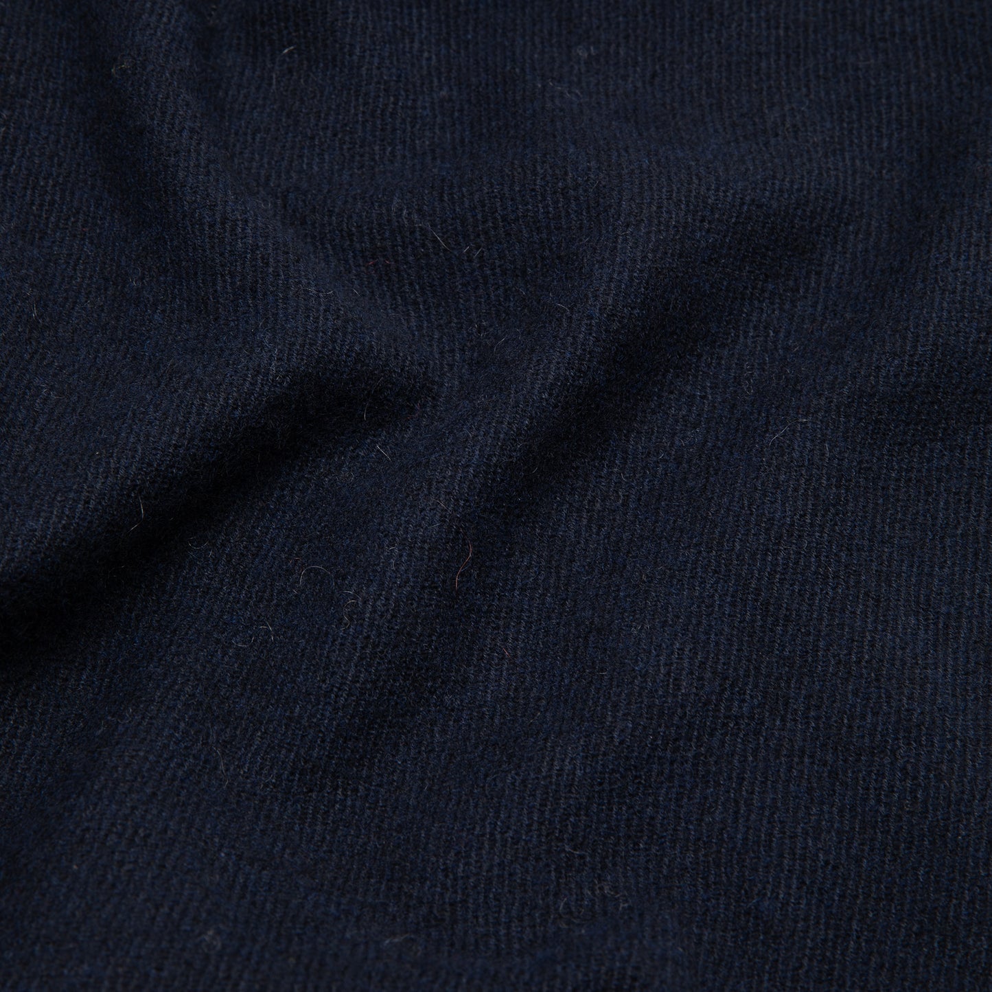 Norlha Prince Two-Tone Twill Scarf in Deep Night