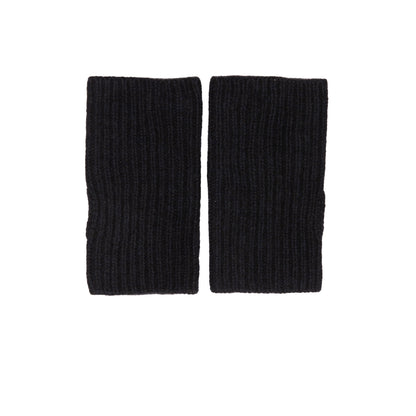 Norlha Ribbed Wrist Warmers in Navy