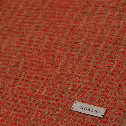 Norlha Yak Khullu Silk Chic Mountain Scarf in Brick Red4