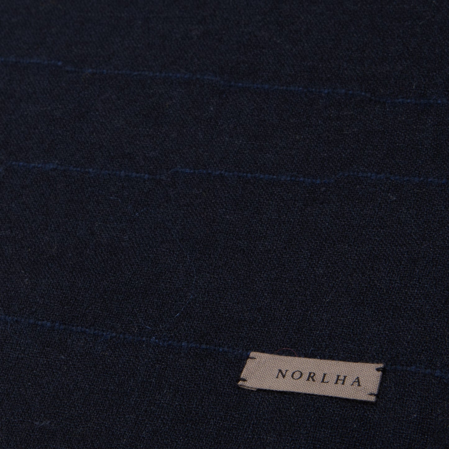 Norlha Yak Khullu/Silk Chic Mud Wall Scarf in Navy4