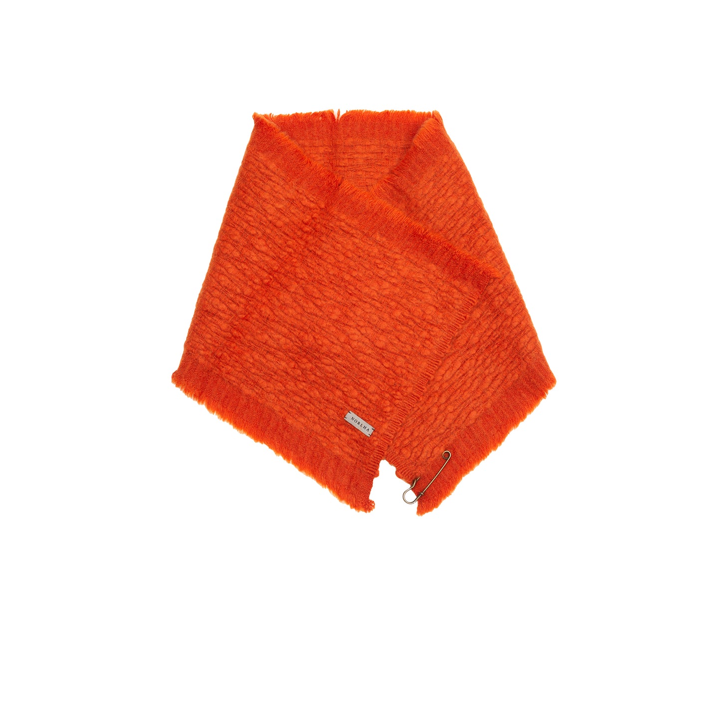 Norlha Handspun Dawn Yak Khullu Neck Warmer in Orange