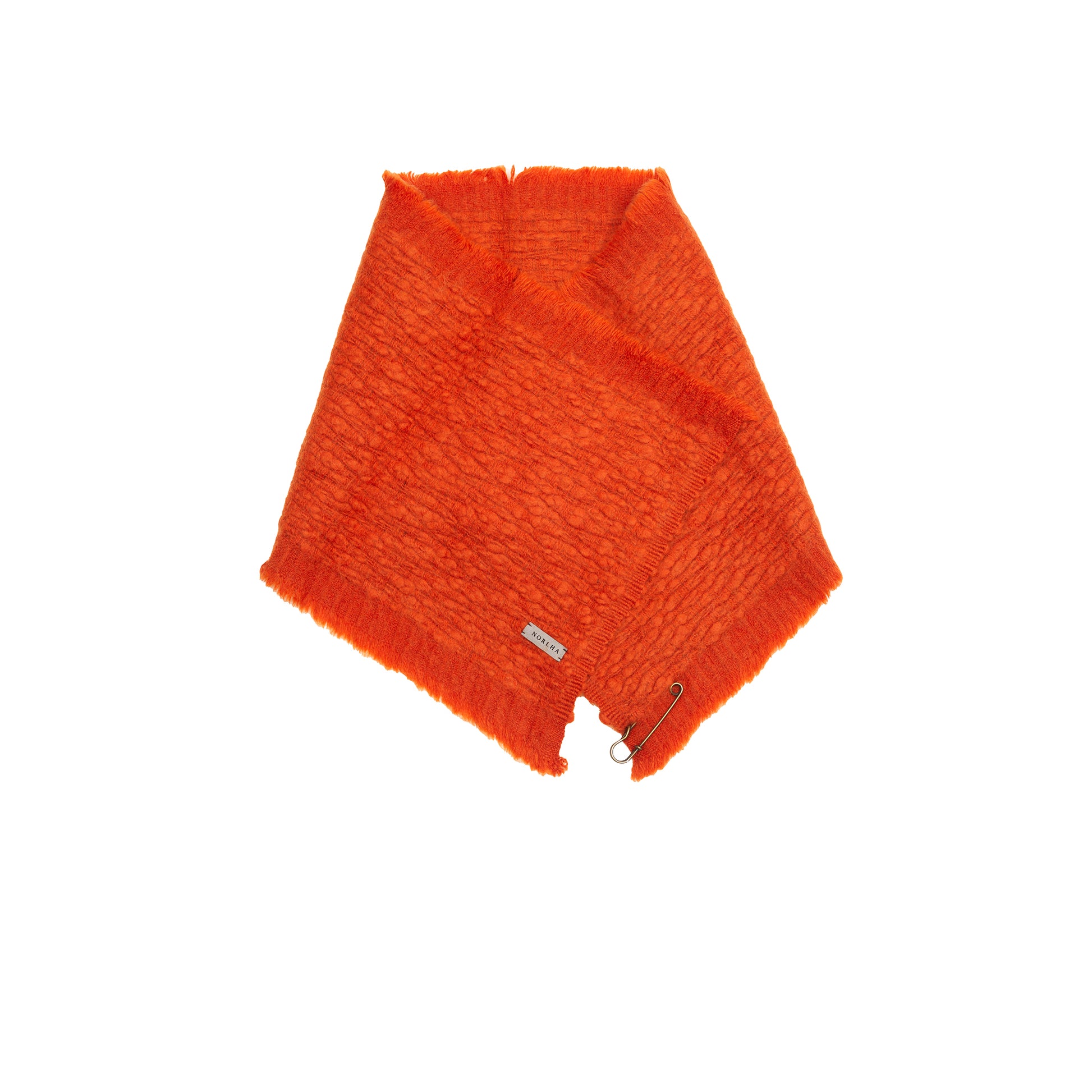 Norlha Handspun Dawn Yak Khullu Neck Warmer in Orange