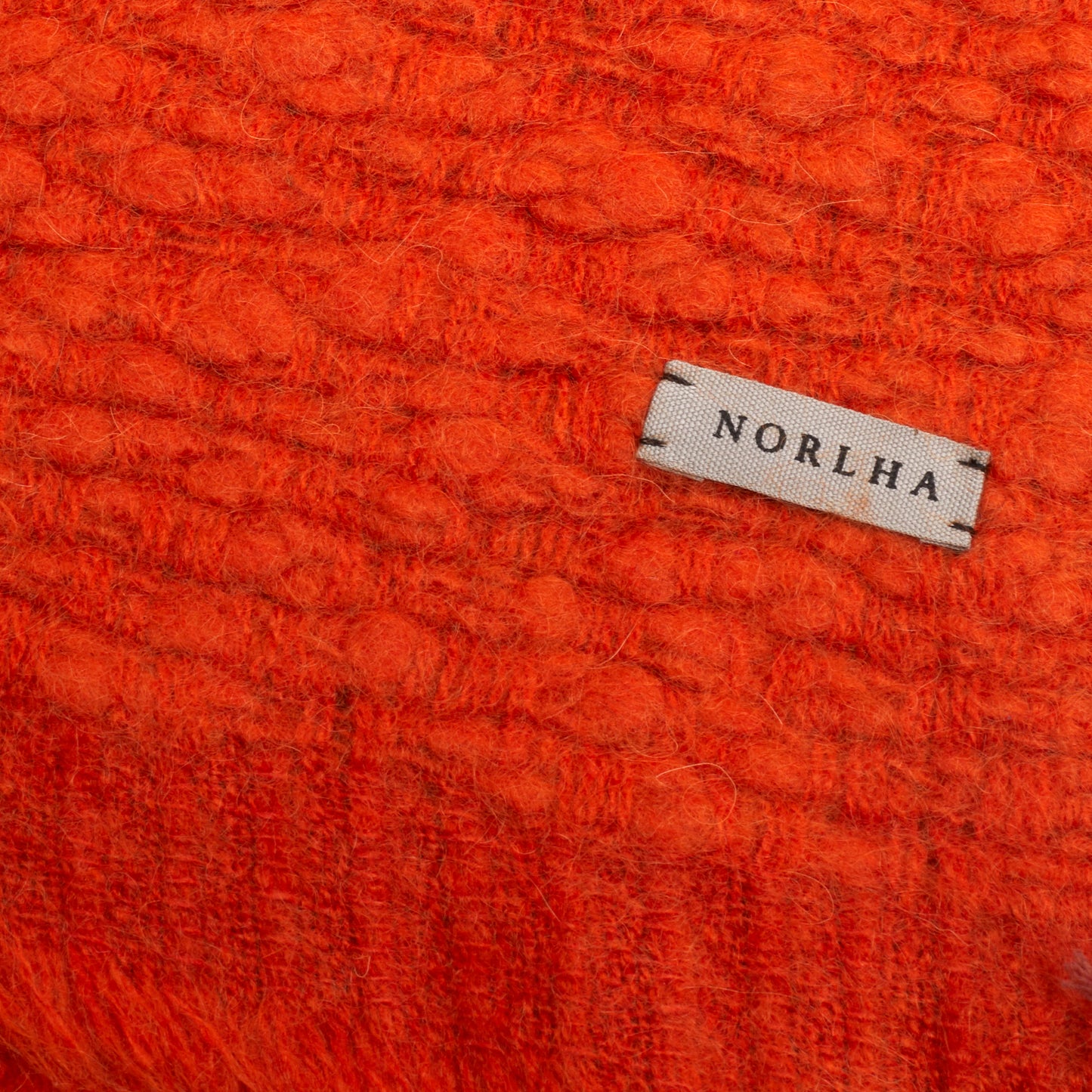 Norlha Handspun Dawn Yak Khullu Neck Warmer in Orange