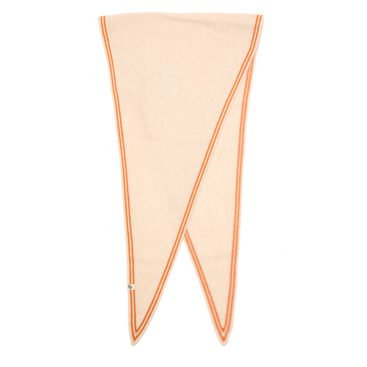 Oats & Rice Cashmere Bronte Spindle Scarf in Cream