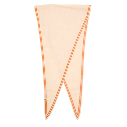 Oats & Rice Cashmere Bronte Spindle Scarf in Cream