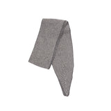 Oats & Rice Cashmere Spindle Scarf in Grey 2