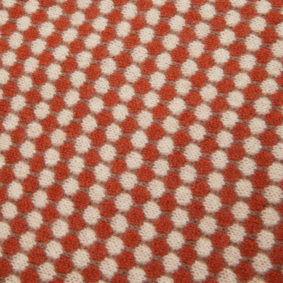 Oats & Rice Keyhole Cashmere Scarf in Rust 2