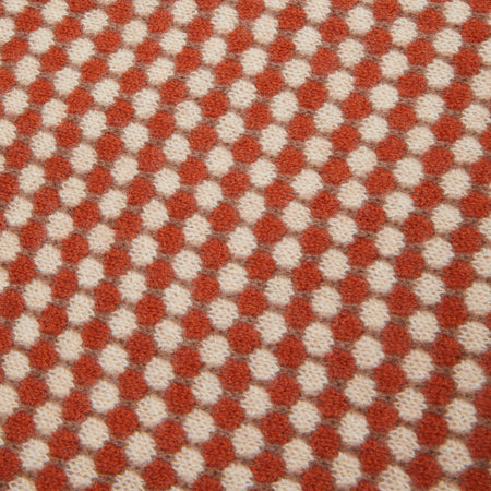 Oats & Rice Keyhole Cashmere Scarf in Rust