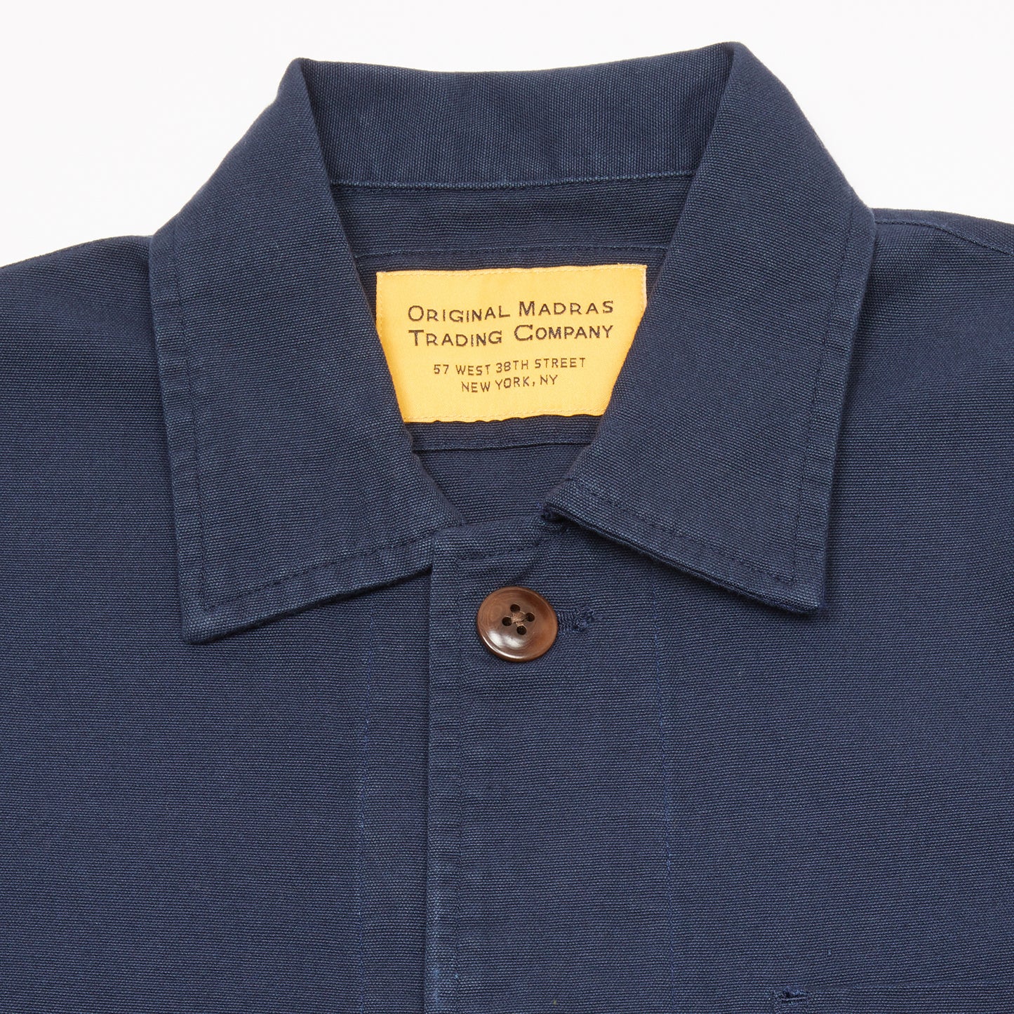 Original Madras Shirt Jacket in Navy