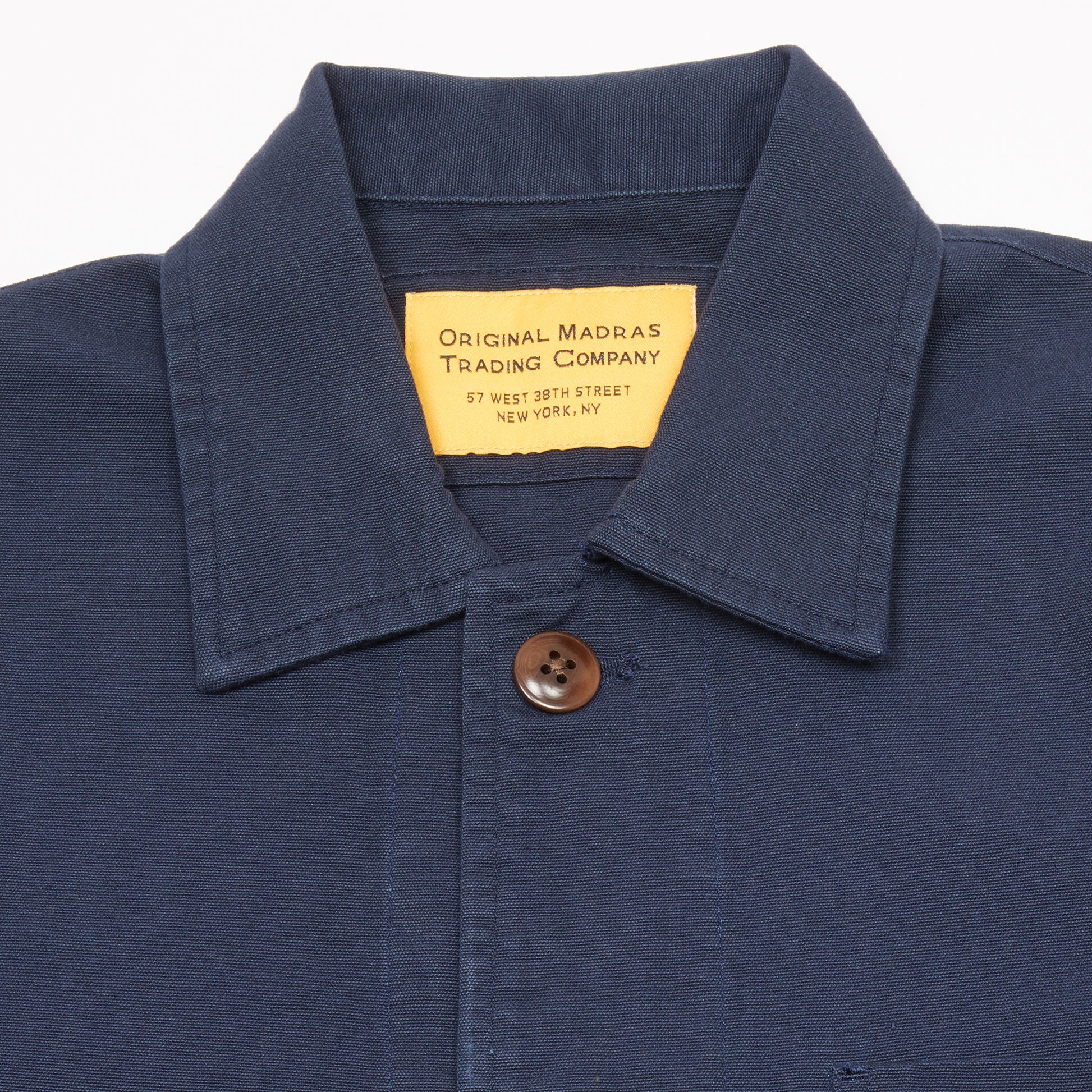 Original Madras Shirt Jacket in Navy
