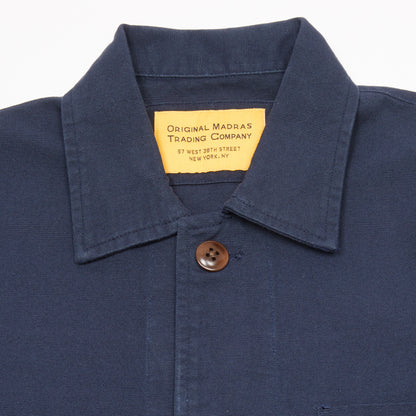 Original Madras Shirt Jacket in Navy