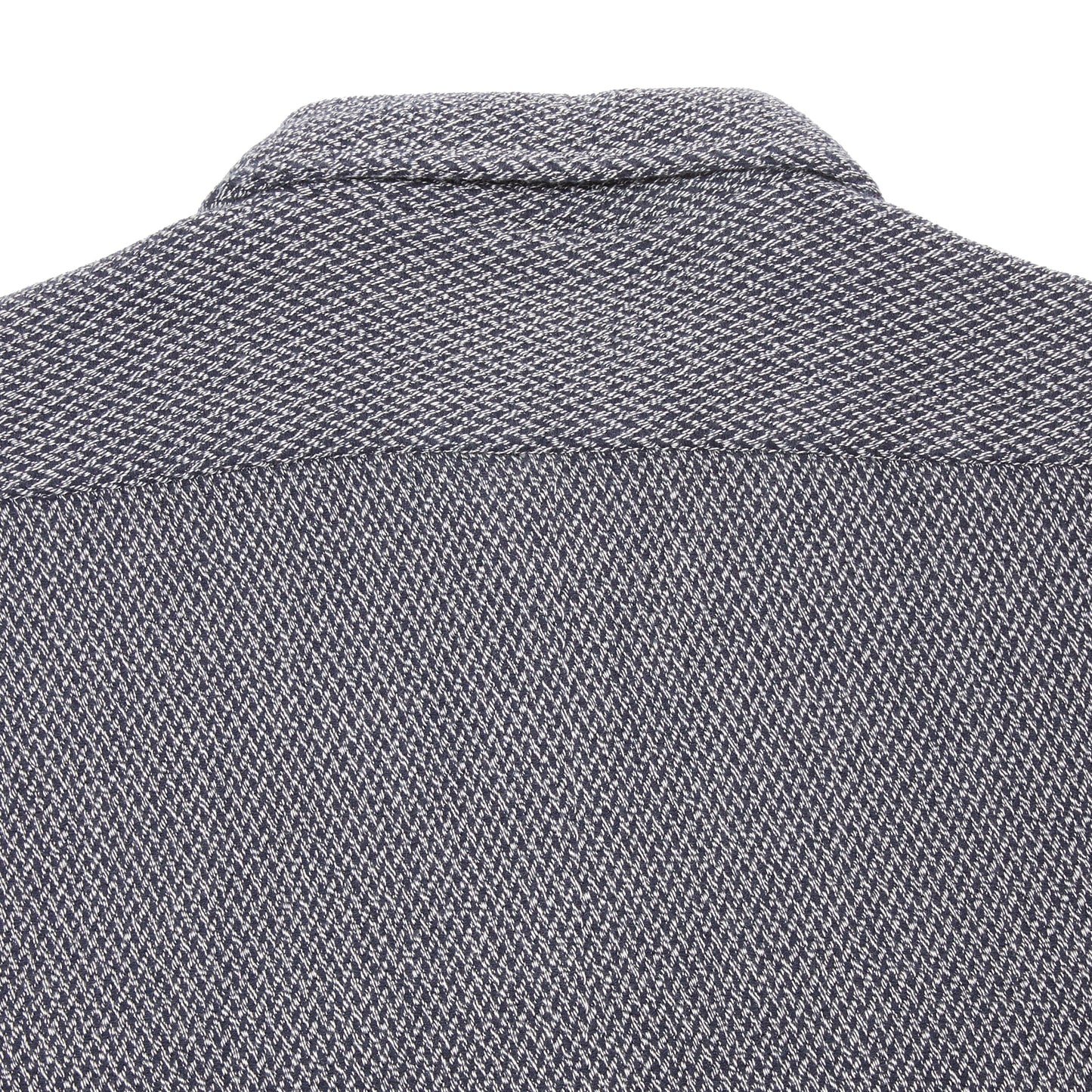 Original Madras Round Tail Overshirt in Navy