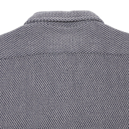 Original Madras Round Tail Overshirt in Navy