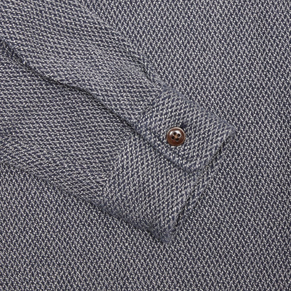Original Madras Round Tail Overshirt in Navy