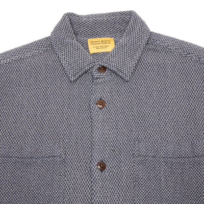 Original Madras Round Tail Overshirt in Navy