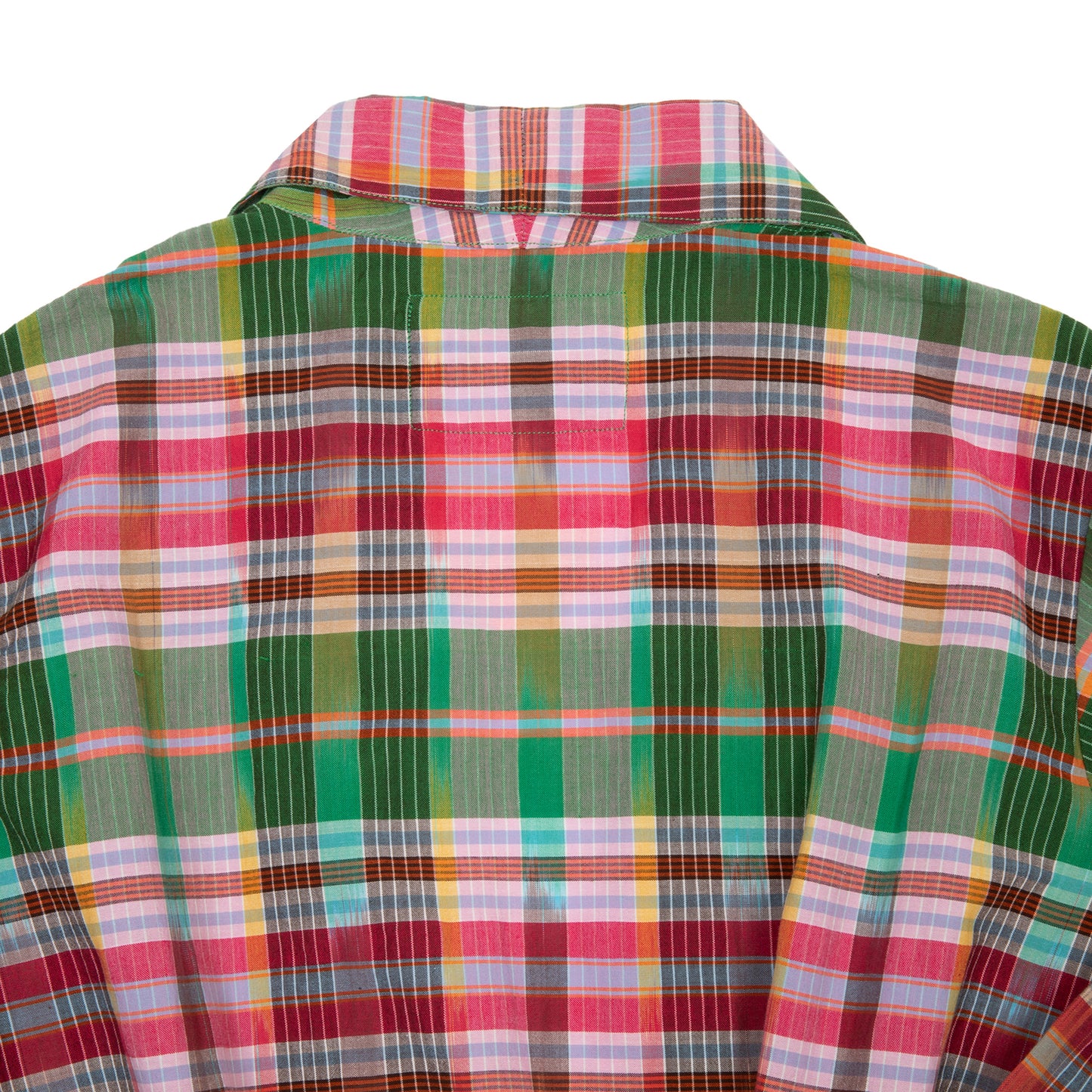 Original Madras Belted Robe in Green/Pink Plaid