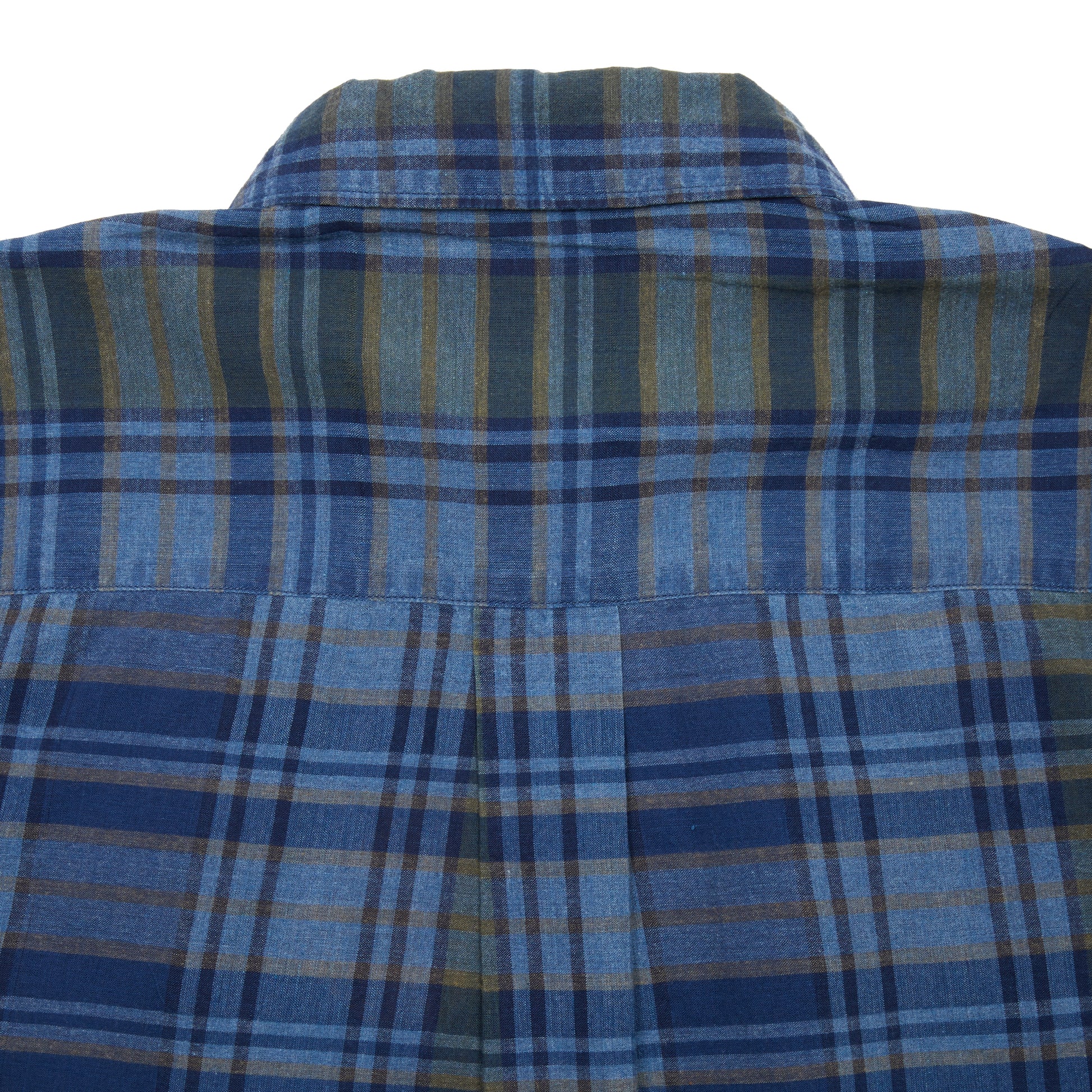 Original Madras Lax Short Sleeve Shirt in Indigo Check