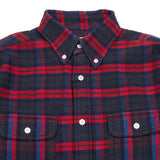 Original Madras Twin Pocket Button-down Shirt in Charcoal/Blue/Red