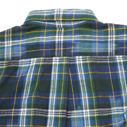 Original Madras Button Down Ikat Shirt in Blue/Green/Yellow