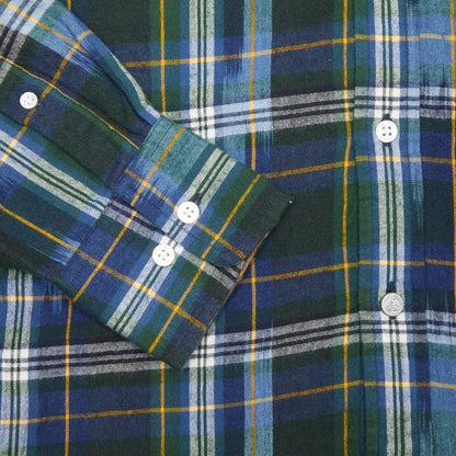 Original Madras Button Down Ikat Shirt in Blue/Green/Yellow