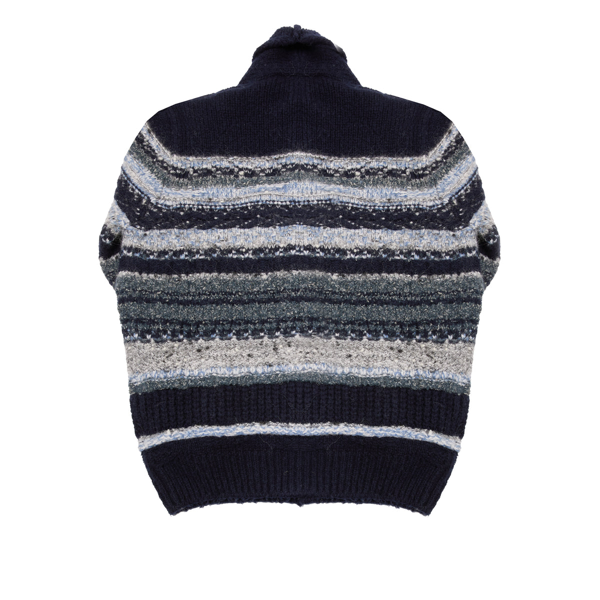 Original Vintage Style Chunky Cardigan in Navy
