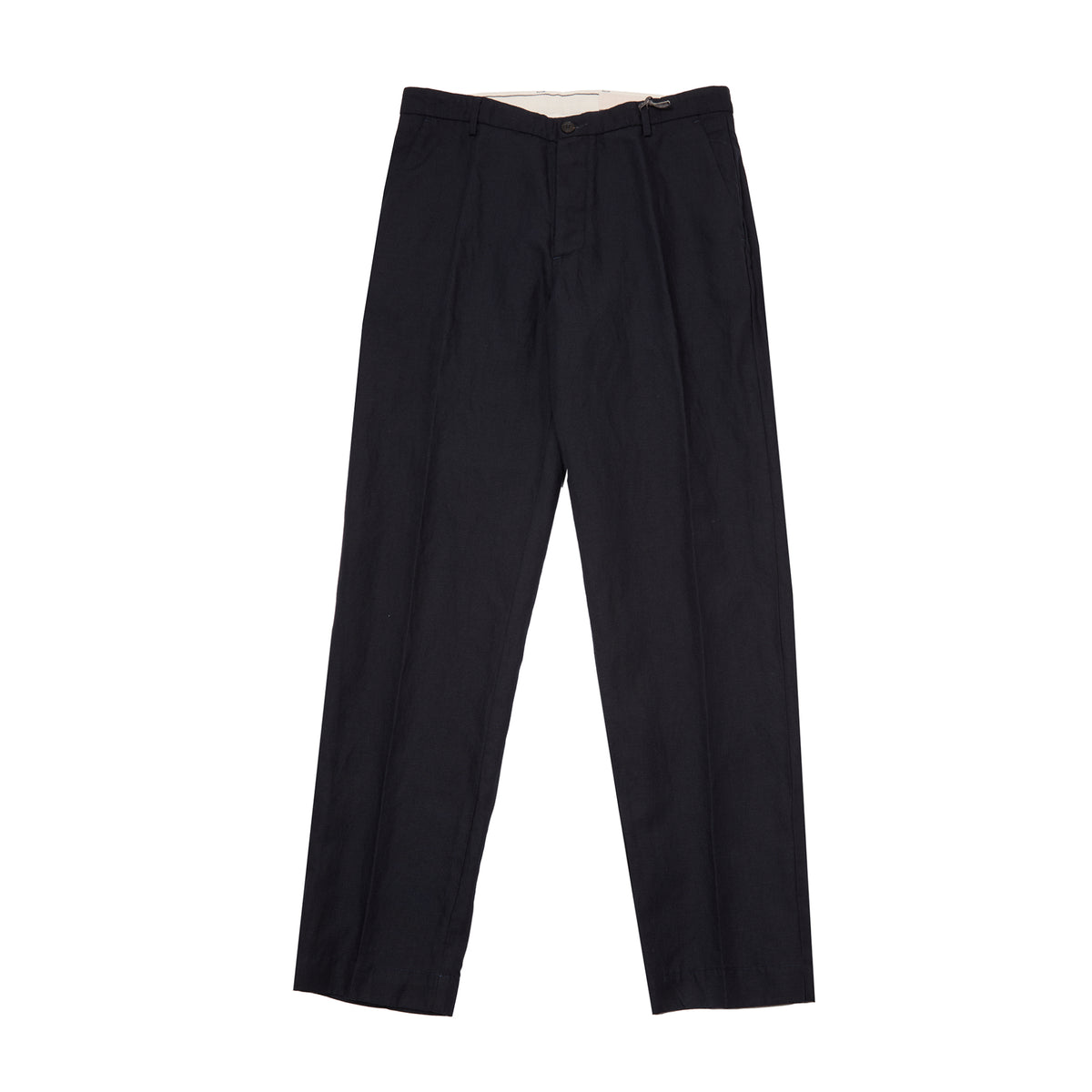 Original Vintage Style Frank Wool/Linen Chinos in Navy