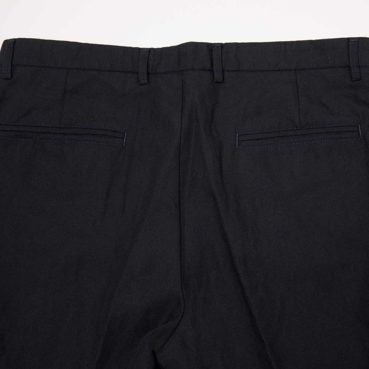 Original Vintage Style Frank Wool/Linen Chinos in Navy
