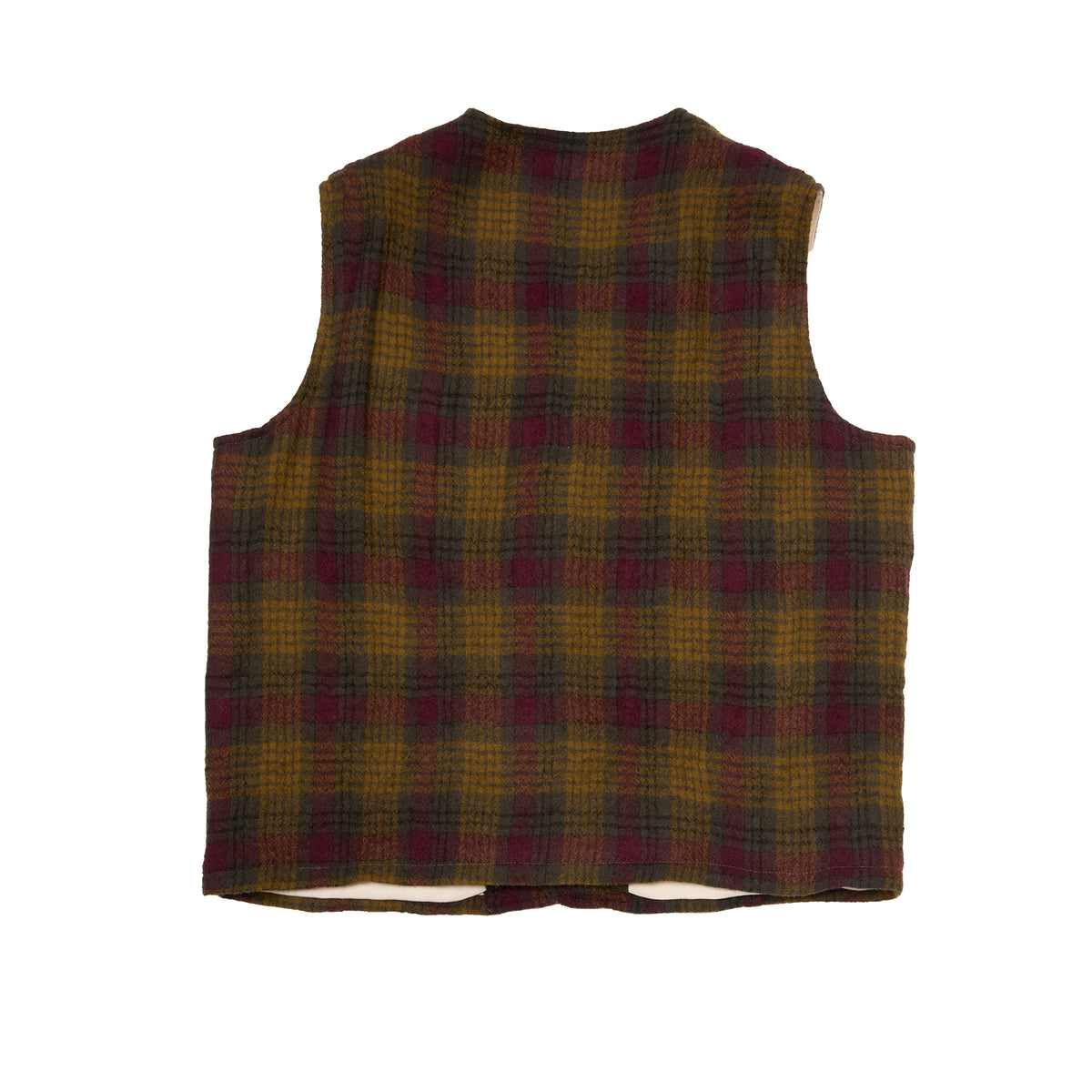 Original Vintage Style Sidney Vest in Plaid