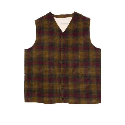 Original Vintage Style Sidney Vest in Plaid