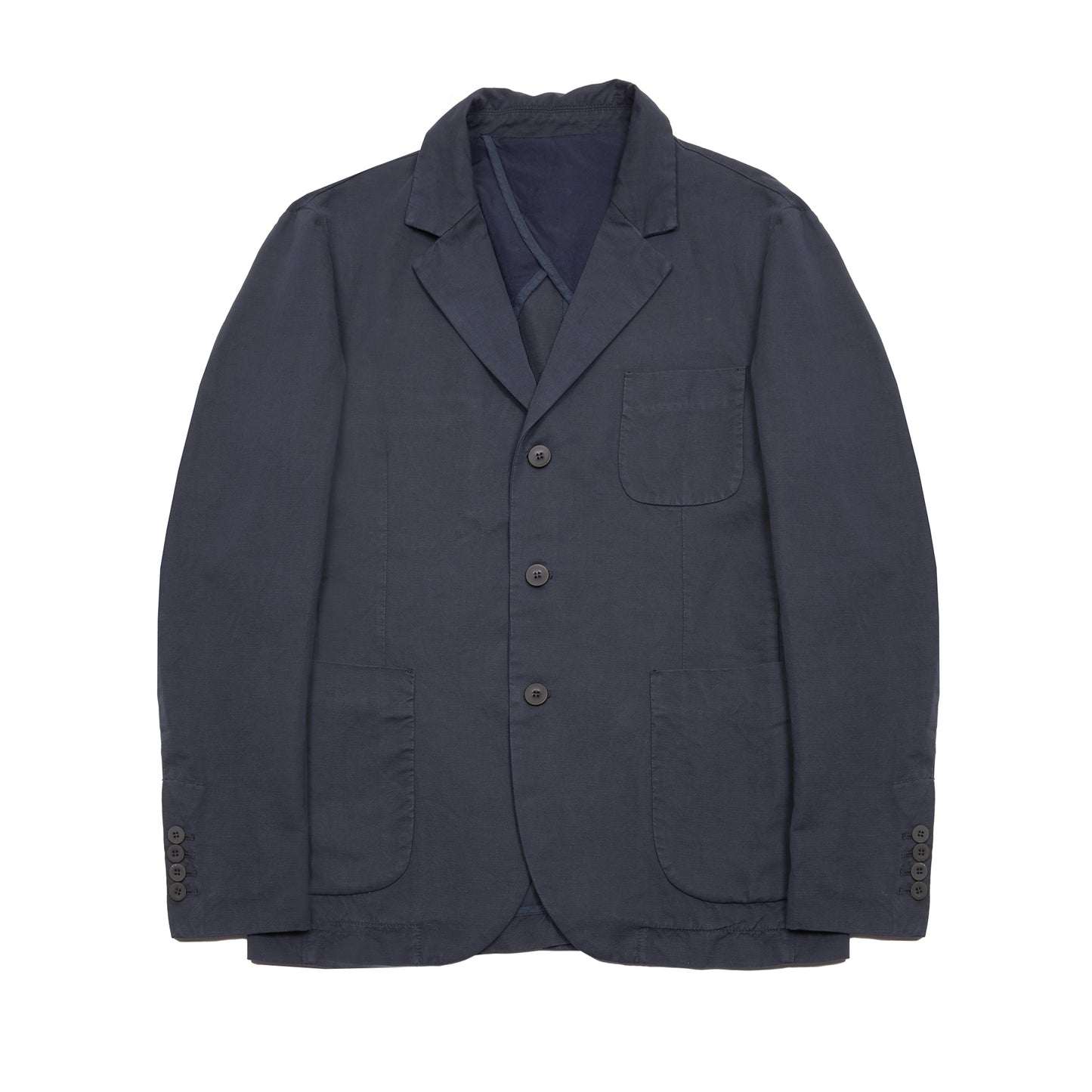 Original Vintage Style Three Button Jacket in Lavagna
