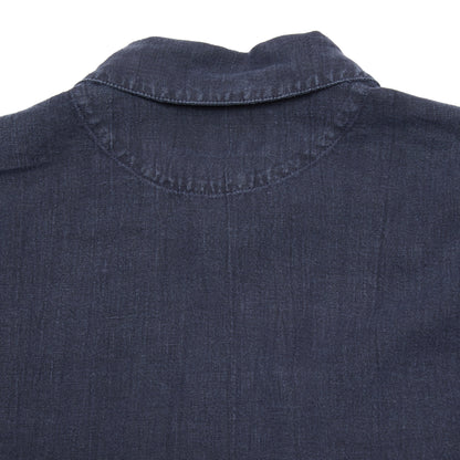 Original Vintage Style Ralf Linen Overshirt in Ink