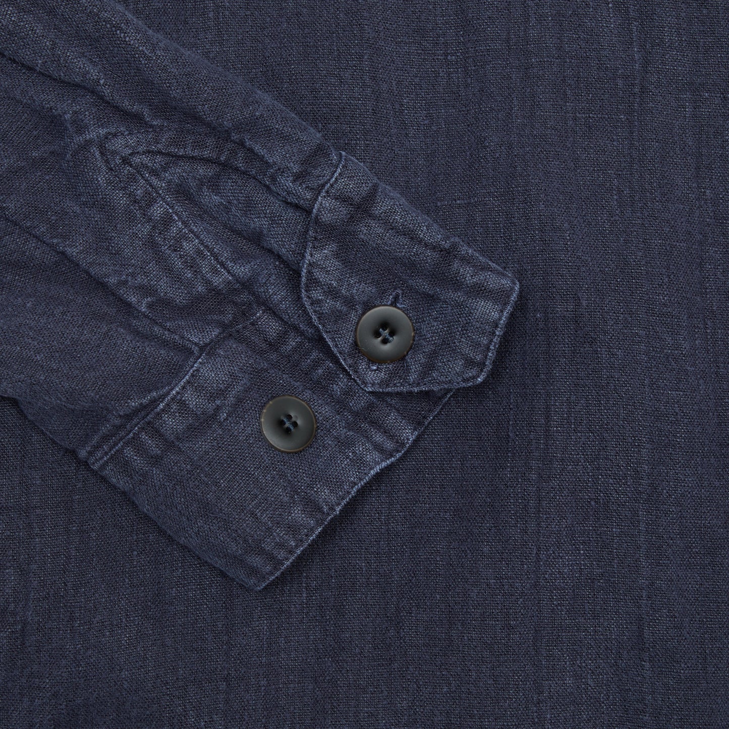 Original Vintage Style Ralf Linen Overshirt in Ink