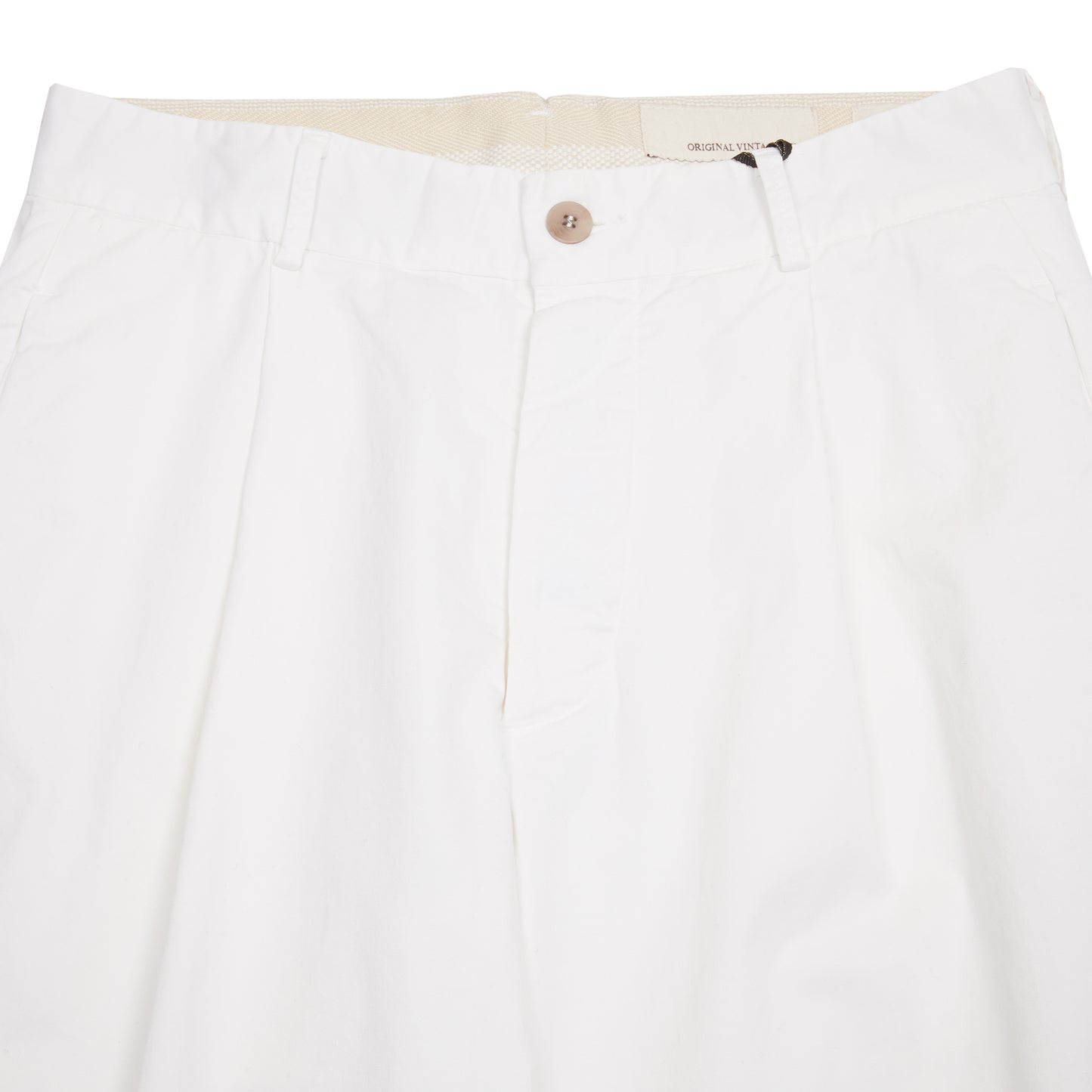 Original Vintage Style Pences Trousers in Bianco