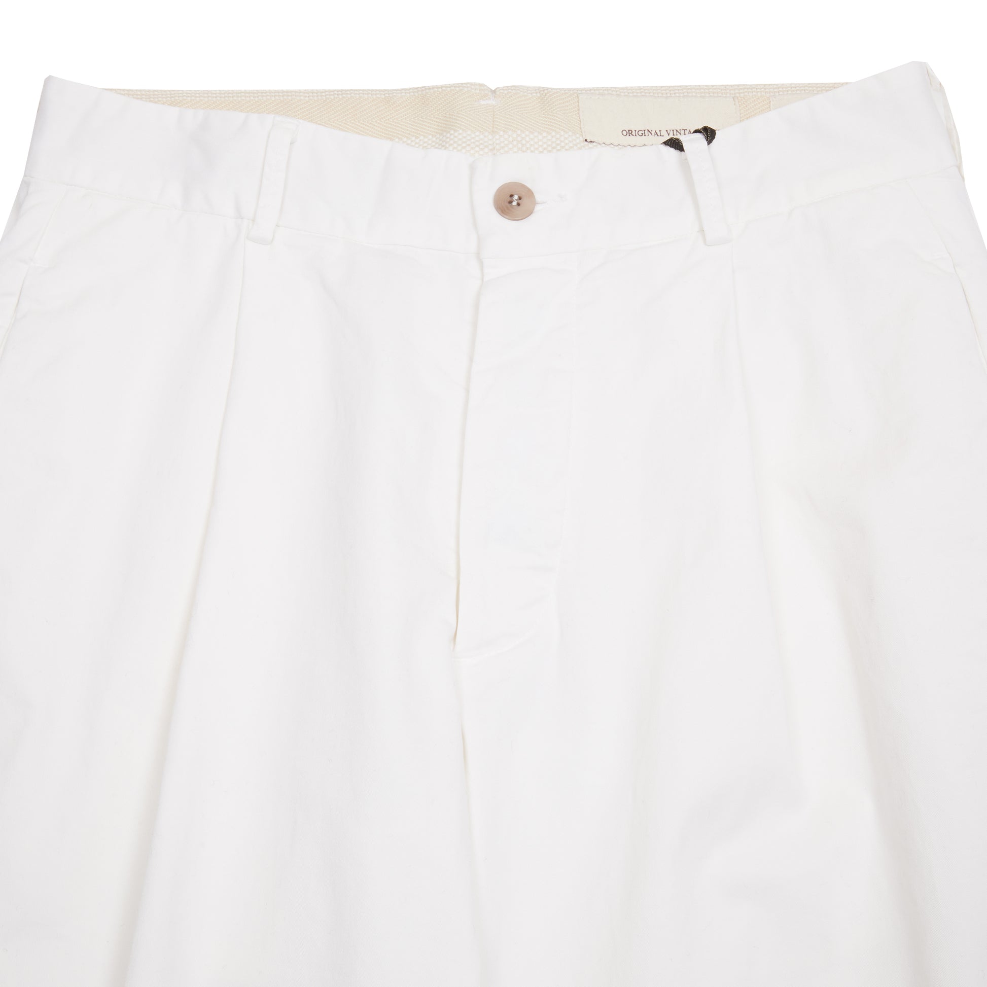 Original Vintage Style Pences Trousers in Bianco