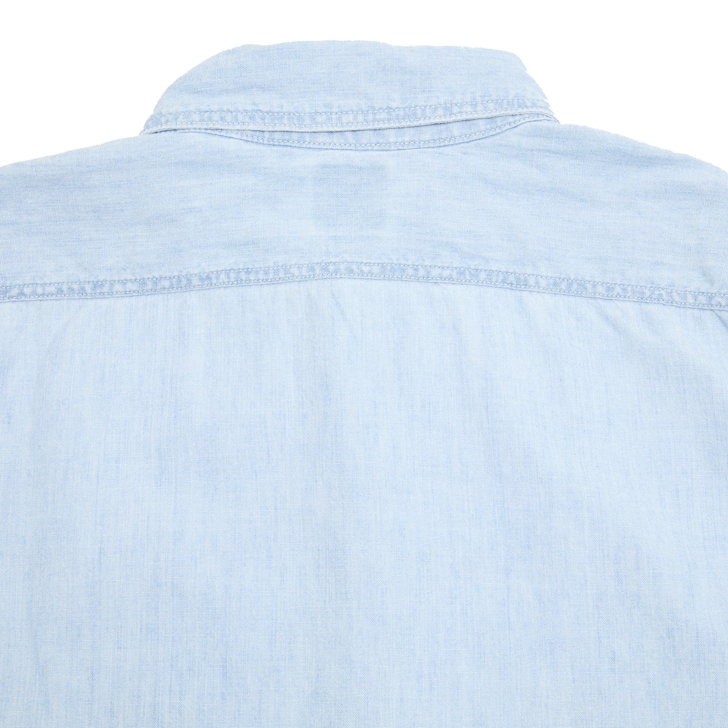 Orslow Relax Fit Bleached Chambray Work Shirt