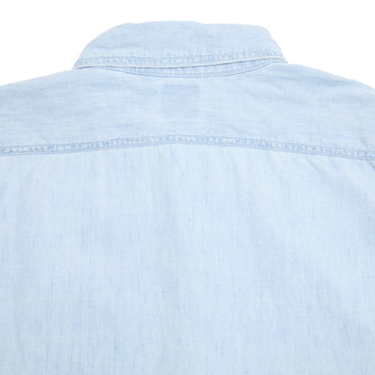 Orslow Relax Fit Bleached Chambray Work Shirt