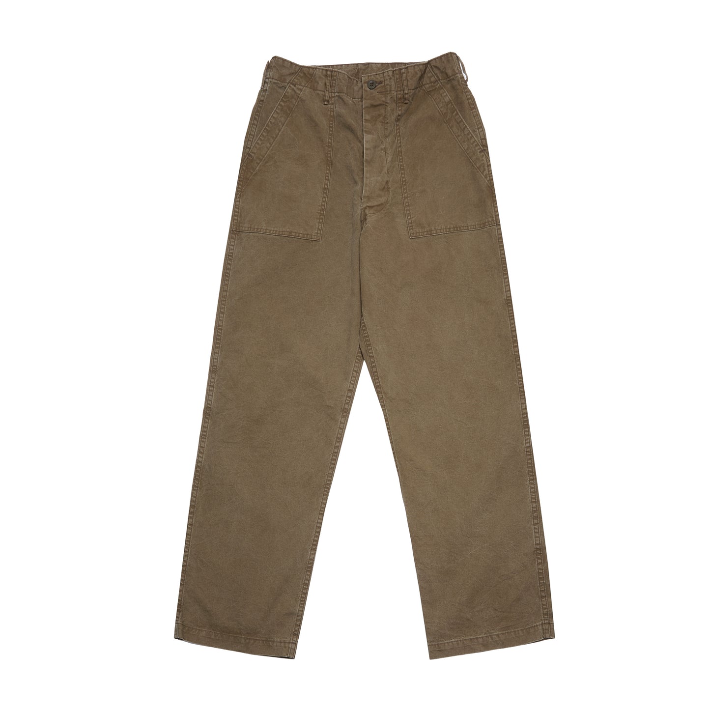 Orslow Summer Fatigue Pants Regular Fit in Olive