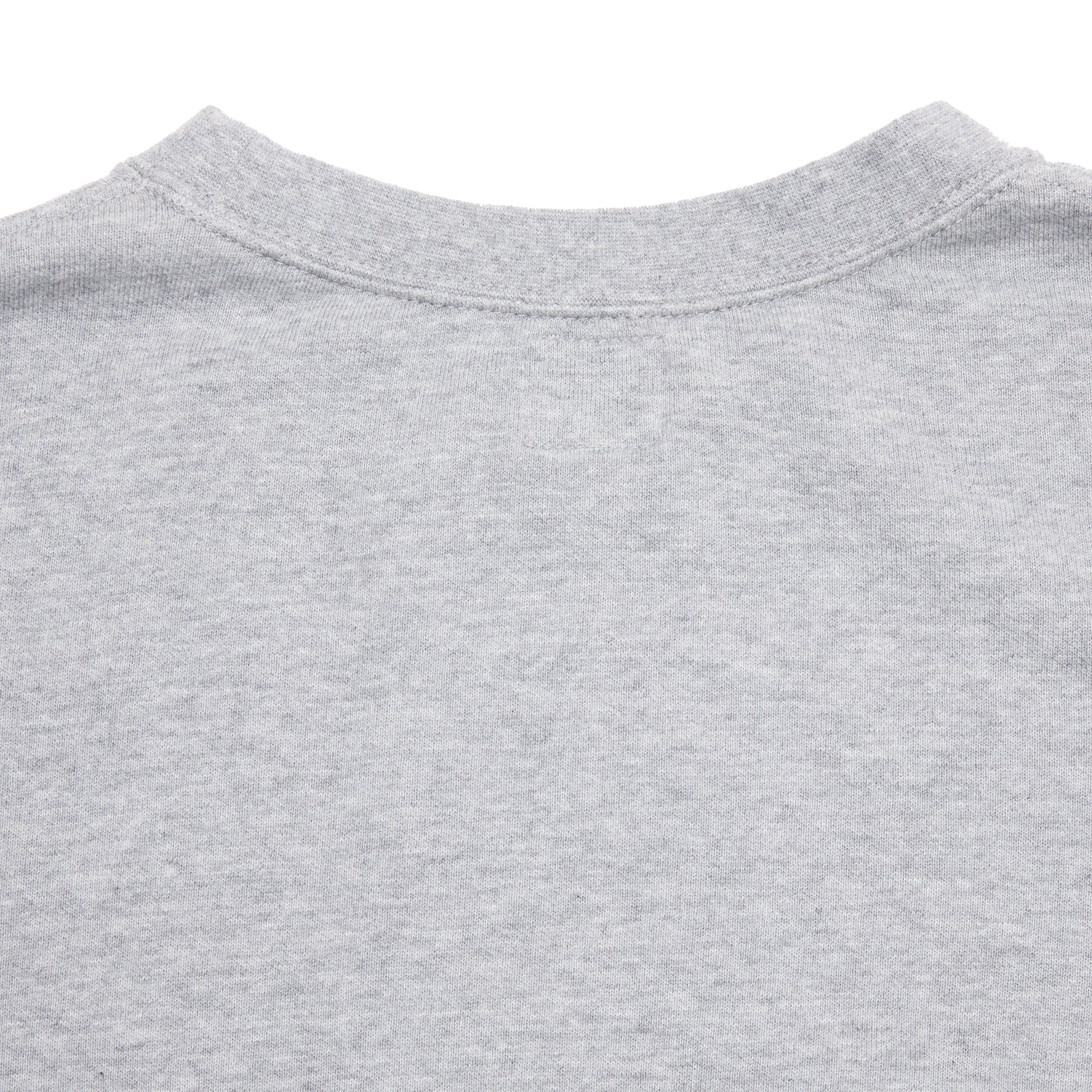 Orslow Lightweight French Terry Sweatshirt in Heather Grey