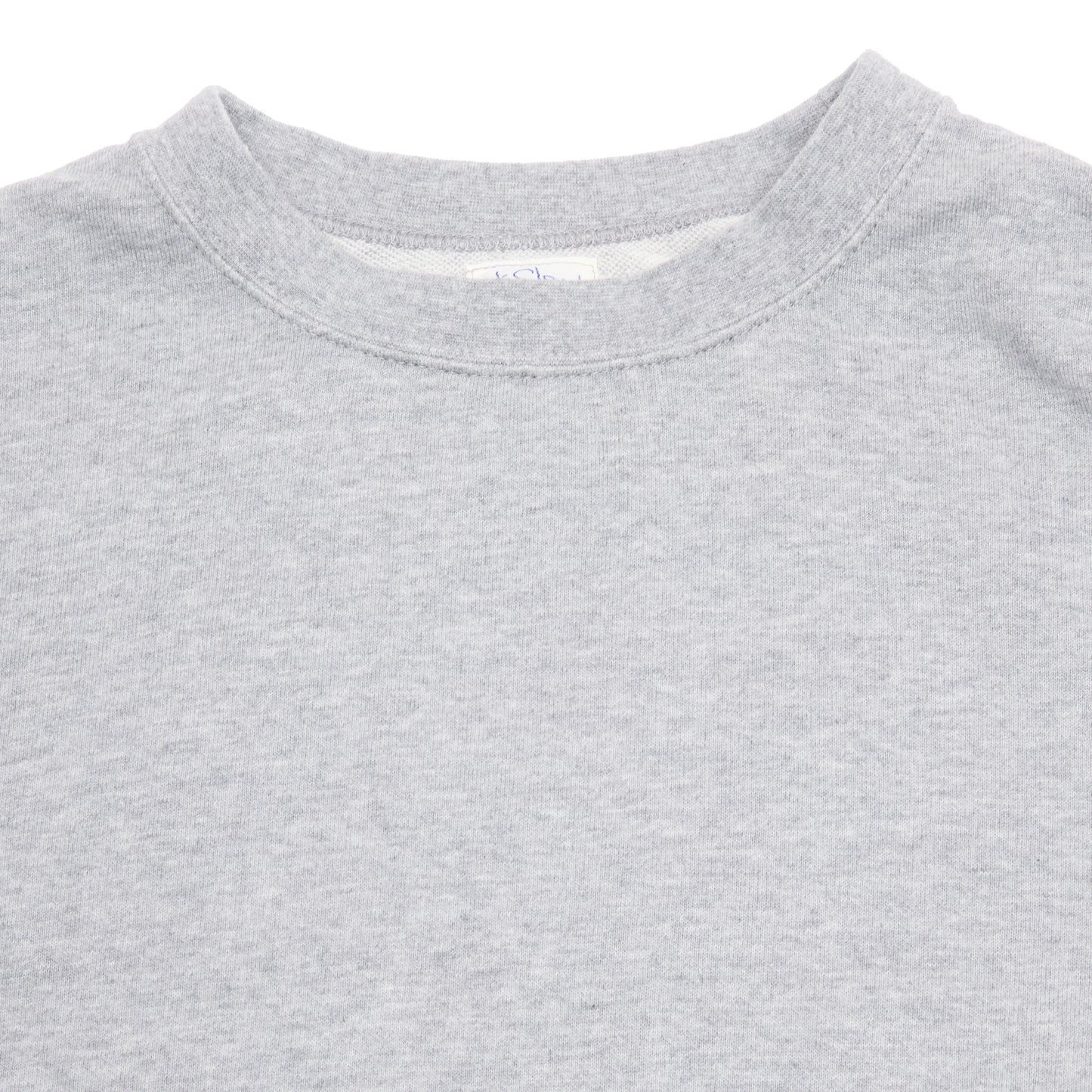 Orslow Lightweight French Terry Sweatshirt in Heather Grey