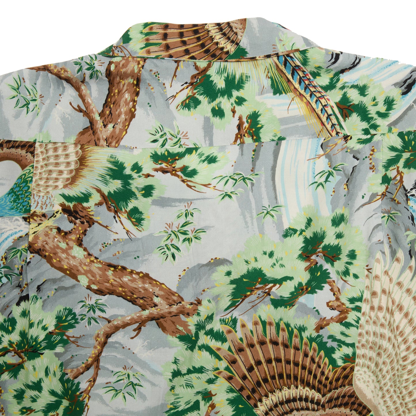Orslow Peacock Garden Hawaiian Shirt