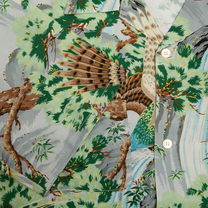 Orslow Peacock Garden Hawaiian Shirt